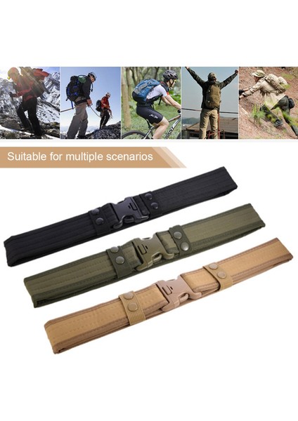Yeni 130 cm Ordu Tarzı Savaş Kemerleri Hızlı Bırakma Taktik Kemer Moda Erkekler Kanvas Kemer Açık Bel Eğitmen Yürüyüş Malzemeleri (Yurt Dışından) fiyatları