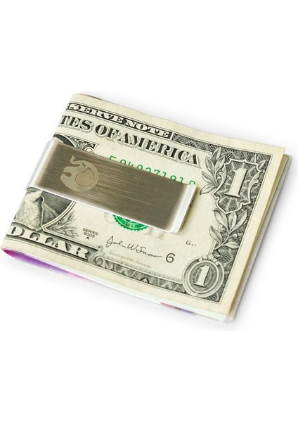 Para Klip Cüzdan Erkek Klip Metal Cüzdan Erkekler Ince Debriyaj Erkekler Mini Uygun Cüzdan Çelik Ataş (Yurt Dışından)