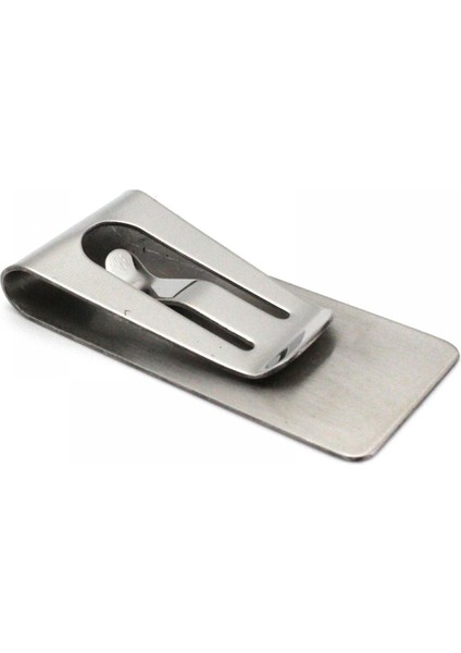 2022 Siyah Para Klip Erkek Paslanmaz Çelik Gümüş Nakit Tutucu Erkek Mini Çanta Metal Fatura Kelepçesi Ince Cep Kımlık Kredi Kartı Klasörü (Yurt Dışından) fırsatları