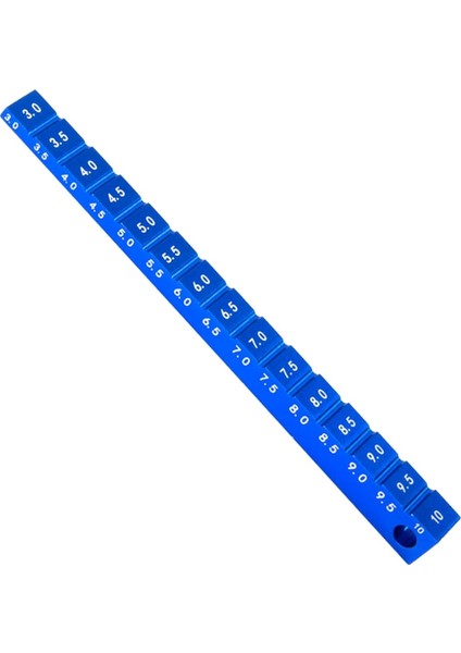 Ayarlanabilir Cetvel Rc Araba Sürüş Yüksekliğini Ayarlama 3-10MM ve Jant Kamber Aletleri Rc Araba Parçası Mavi (Yurt Dışından)