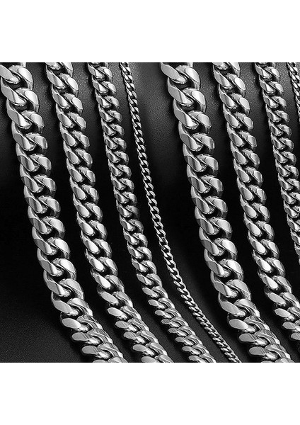 Hnsp Büyük Boy 14 mm Paslanmaz Çelik Zincir Küba Kolye Erkekler Için Boyun Punk Takı Erkek Zincirler (Yurt Dışından) modelleri