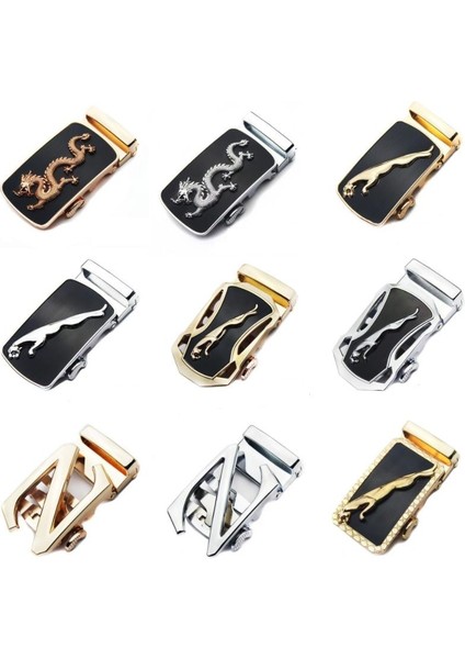 Alaşım MEN39S Kemer Tokası Iş Rahat Otomatik Toka Leopar Z Kemer Tokası Vücut ile 3.5 cm Dişli Için Uygun (Yurt Dışından) fiyatları