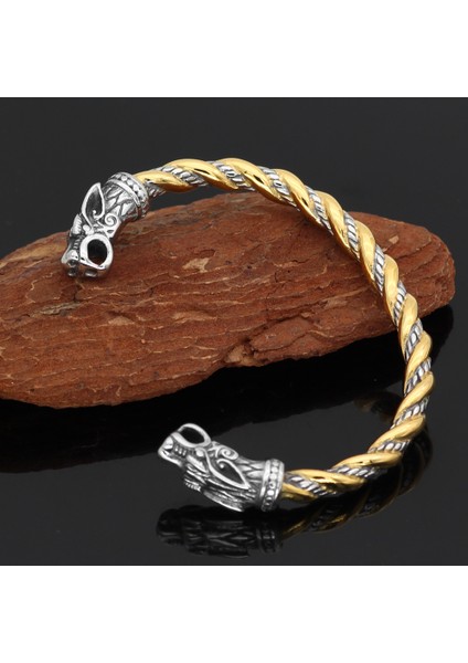 Iskandinav Viking Iskandinav Ejderha Iskandinav Bilezik Erkek Bileklik Manşet Bilezikler Valknut Hediye Çantası ile (Yurt Dışından) fiyatları