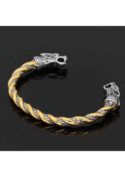 Iskandinav Viking Iskandinav Ejderha Iskandinav Bilezik Erkek Bileklik Manşet Bilezikler Valknut Hediye Çantası ile (Yurt Dışından) modelleri