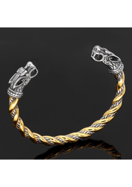 Iskandinav Viking Iskandinav Ejderha Iskandinav Bilezik Erkek Bileklik Manşet Bilezikler Valknut Hediye Çantası ile (Yurt Dışından) indirimleri