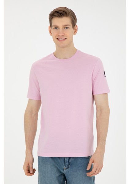 U.S. Polo Assn. Erkek Pembe Tişört Basic 50284618-Vr041