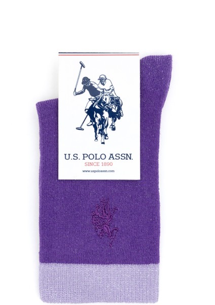 U.S. Polo Assn. Kız Çocuk Lila Çorap 50281728-VR034