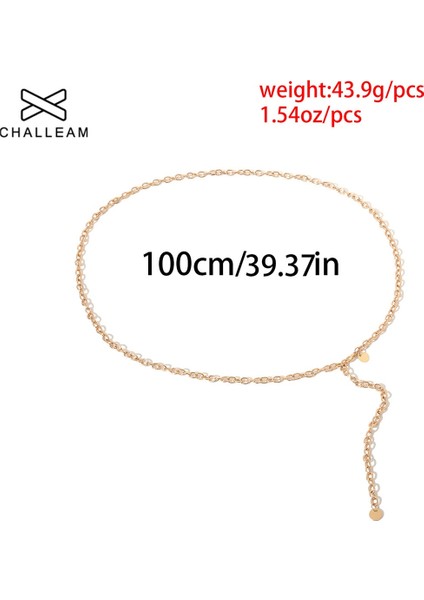 Moda Kadın Bel Zincir Kemerler Kadın Gümüş Vücut Mini Metal Elbise Altın Kemer Kadın Payetler Ince Zincirler Bayan Ketting Riem 133 (Yurt Dışından) fiyatları