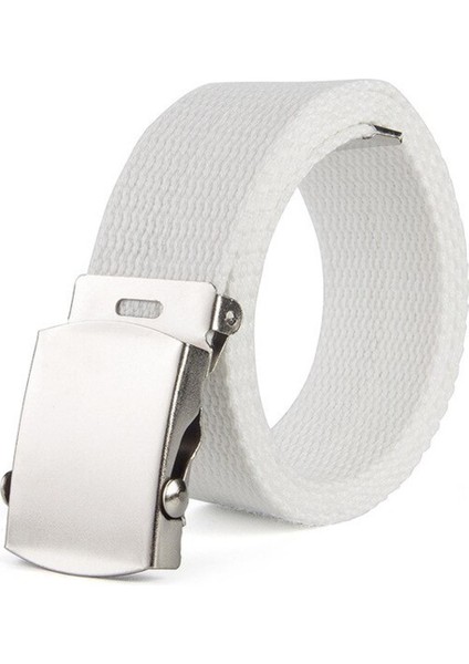 Yüksek Kaliteli 2.5 cm Erkek/kadın Kanvas Kemerler Lüks Tasarım Erkek ve Kız Açık Eğitim Kot Kemer Kemer 80-120 cm (Yurt Dışından)