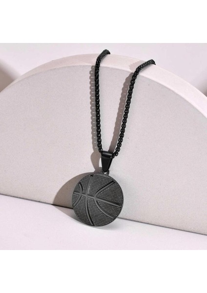 Vnox Erkek Basketbol Kolye Kolye, Paslanmaz Çelik Spor Takı, Erkek Boyunluk (Yurt Dışından)