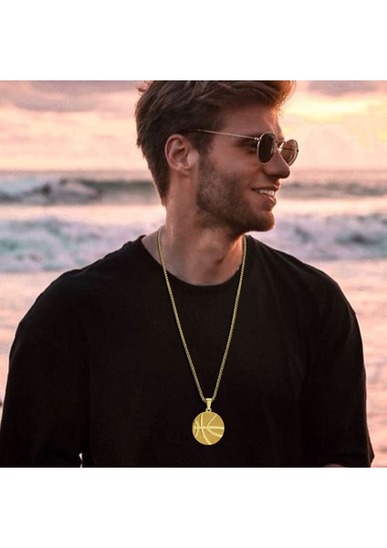 Vnox Erkek Basketbol Kolye Kolye, Paslanmaz Çelik Spor Takı, Erkek Boyunluk (Yurt Dışından) modelleri