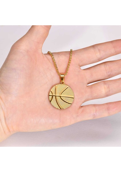 Vnox Erkek Basketbol Kolye Kolye, Paslanmaz Çelik Spor Takı, Erkek Boyunluk (Yurt Dışından) fırsatları