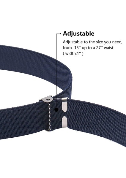 Çocuk Çocuk Düz Renk Unisex Kanvas Kemerler Erkek Kız Elastik Kemer Ayarlanabilir (Yurt Dışından) modelleri