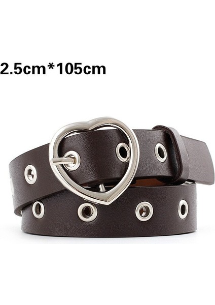 Moda Kadın Pu Deri Kemer Kalp Kadın Sevimli Siyah Harajuku Kemer Bayan Pantolon Parti Elbise Kalp Kemerler Kot (Yurt Dışından) indirimleri