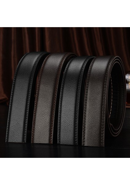 Marka Hiçbir Toka 3.0 cm Genişliğinde Hakiki Otomatik Kemer Vücut Kayışı Tokasız Kemerler Erkekler Kaliteli Erkek Kemerler 3.5 cm (Yurt Dışından) indirimleri