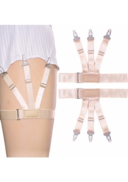 Erkek Ayarlanabilir Kayma Brace Gömlek Tutucu Erkek Gömlek Kalır Garters Elastik Tirantes Kırışık Direnci Jartiyer (Yurt Dışından)