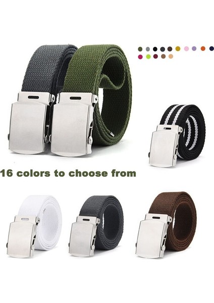 Yüksek Kaliteli Kanvas Kemer Unisex Lüks Kayış Taktik Askeri Kanvas Kemer Açık Kemer Metal Tokalı Kemerler 3.8 Geniş (Yurt Dışından) fiyatları