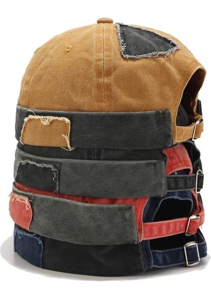 2021 Vintage Hip Hop Erkek Şapka Yıkanmış Pamuk Retro Kafatası Kap Ayarlanabilir Kenarsız Şapka Ev Sahibi Nefes Bere Şapka Denizci Kap (Yurt Dışından) fırsatları