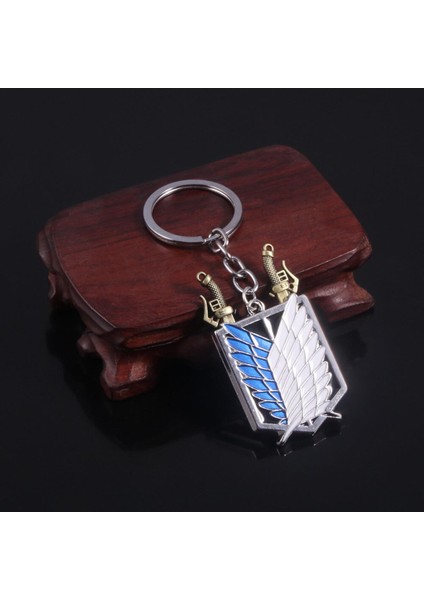 Anime Titan Anahtarlık Shingeki Hiçbir Kyojin Wings Of Liberty Kolye Anahtar Zincirleri Erkekler Takı Için (Yurt Dışından)
