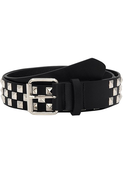 Pin Tokalı Çivili Punk Rock Için Parlak Piramit Moda Perçin Kemer (Yurt Dışından) modelleri