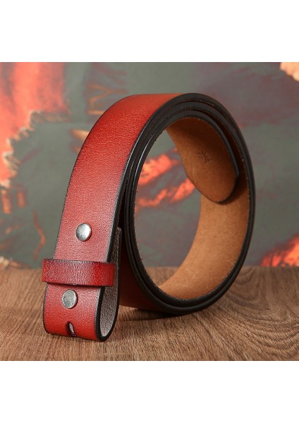 Batı Kovboy Hjones Erkek Kemeri (Tokasız) 1 1/2 Inç Genişliğinde Kırmızı Kahverengi Siyah (Yurt Dışından) indirimleri