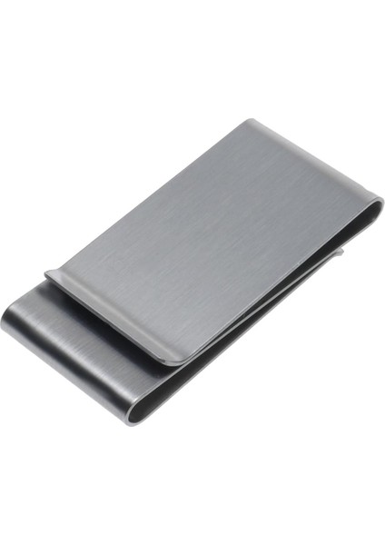 Parlak Paslanmaz Çelik Ince Cep Erkek Tasarım Para Klip Cüzdan Nakit Kimlik Kredi Kartı Iş Doları Euro Tutucu Metal Fatura Kelepçesi (Yurt Dışından)