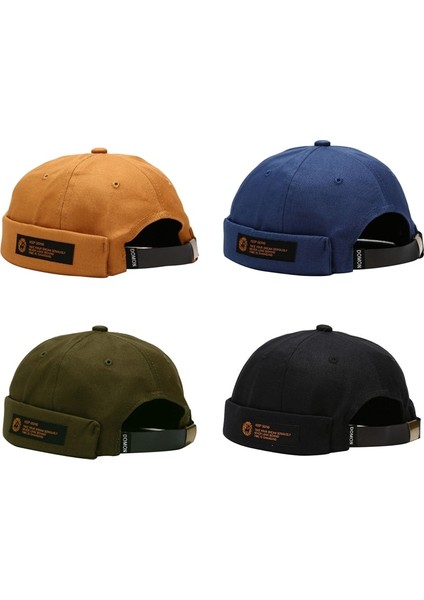 Denizci Şapkası Erkekler Kenarsız Bere Şapkası Retro Kadife Orijinal Docker Kap Hip Hop Takke Kamyon Şapkalar Streetwear Erkek Ayarlanabilir (Yurt Dışından) modelleri