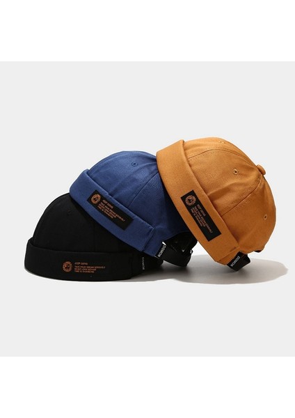 Denizci Şapkası Erkekler Kenarsız Bere Şapkası Retro Kadife Orijinal Docker Kap Hip Hop Takke Kamyon Şapkalar Streetwear Erkek Ayarlanabilir (Yurt Dışından) fırsatları