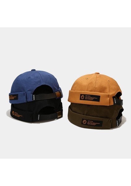 Denizci Şapkası Erkekler Kenarsız Bere Şapkası Retro Kadife Orijinal Docker Kap Hip Hop Takke Kamyon Şapkalar Streetwear Erkek Ayarlanabilir (Yurt Dışından) indirimleri