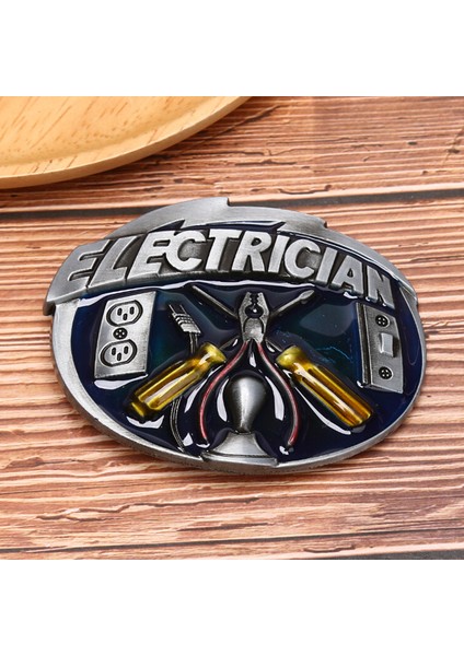Loveshopping* Vintage Erkek Elektrikçi Aracı Kovboy Alaşım Kemer Tokası Fit 1.5 Inç Geniş Kemer Yeni (Yurt Dışından) fırsatları