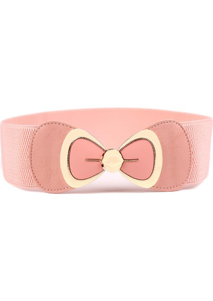 Kadınlar Için Yeni Sıcak Satış Kemerler Lüks Tasarımcı Marka Kadın Geniş Kemer Elastik Streç Cinch Kemer Bayan Metal Tokalı Kemer (Yurt Dışından)