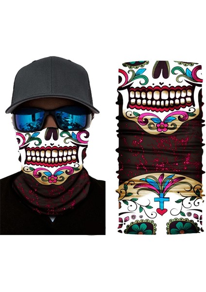 Erkekler Bisikletçi Şapkası Maskesi Tam Yüz Nefes Maskesi Palyaço Sıcak Rüzgar Geçirmez Başörtüsü Dikişsiz Sihirli Bisiklet Kar Maskesi Başörtüsü (Yurt Dışından) indirimleri