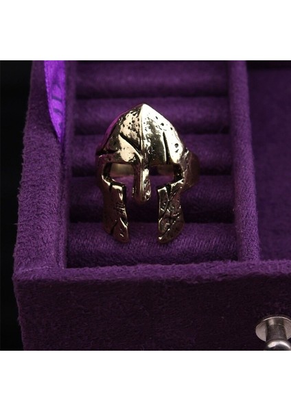 Erkekler Vintage Yüzük Maske Yüzüğü Kask Yüzüğü (Yurt Dışından) modelleri