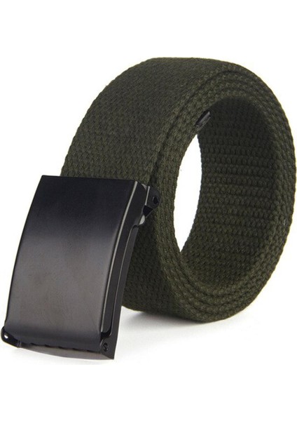 Erkekler Kemer Yeni Moda Unisex Ordu Taktik Bel Kemeri Kot Erkek Lüks Kanvas Dokuma Kemer Ceinture Femme 17 Renk (Yurt Dışından)