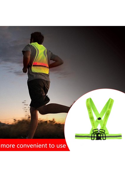 Trafik Güvenliği Inşaatı Yansıtıcı Giysi USB Şarj Uyarı Askısı (Yurt Dışından) indirimleri