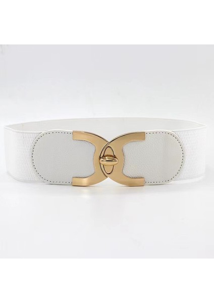 Trend Klasik Yeni Moda Stil Toka Elastik Geniş Kemer Geniş Kuşak Kayışı Kemer Bel Kadın Kadın Aksesuarları Ceinture (Yurt Dışından) indirimleri
