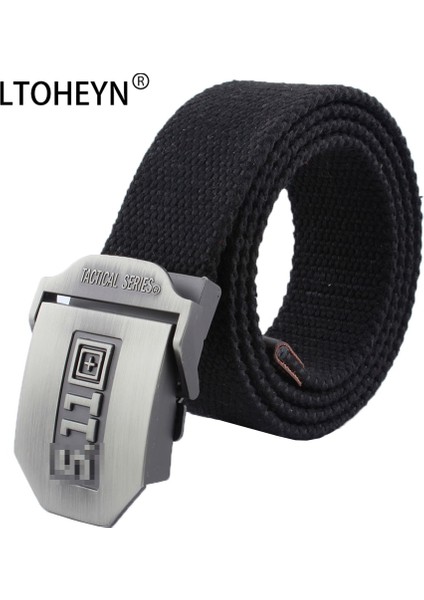 Sıcak Satış Erkekler Açık Taktik Kanvas Kemer Yüksek Kaliteli Alaşım Taktik Toka Polis Askeri Naylon Kemer 110-140 Büyük Boy (Yurt Dışından) fiyatları
