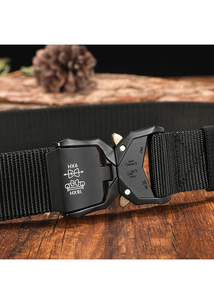 Fralu Kemer Askeri Yüksek Kaliteli Naylon MEN39S Eğitim Kemeri Metal Çok Fonksiyonlu Toka Açık Spor Kanca Yeni (Yurt Dışından) fırsatları