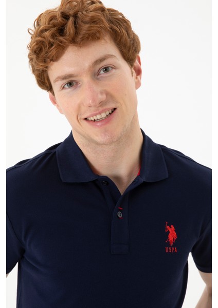 Erkek Lacivert Tişört Basic 50284633-VR033 fiyatları