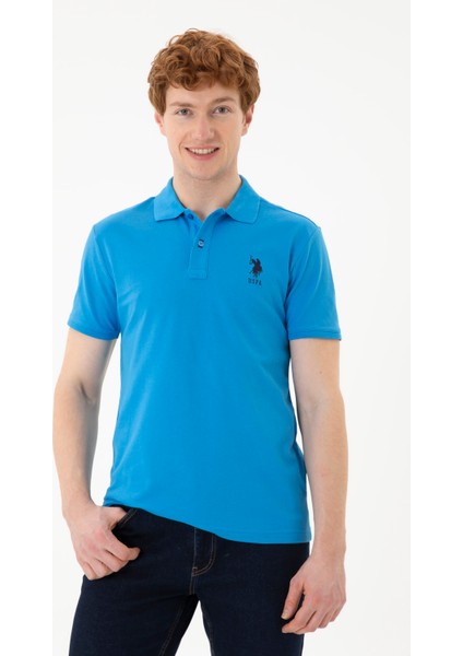 U.S. Polo Assn. Erkek Saks Tişört Basic 50284633-VR045