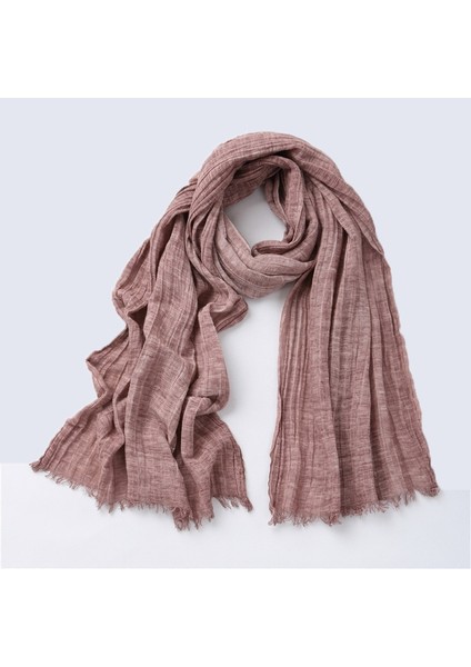 Japon Tarzı Bufandas Asker Renk Eşarp Ilkbahar Sonbahar Sıcak Yumuşak Japon Pamuk Püskül Eşarp Erkek Eşarp (Yurt Dışından) fırsatları