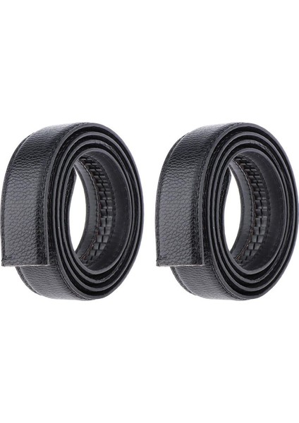 2x Erkekler Cırcır Otomatik Kemer Rahat Bel Kayışı Olmadan (Yurt Dışından)