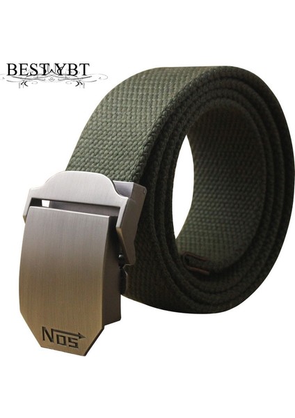En Iyi Ybt Unisex Taktik Kemer Kaliteli 4 mm Kalın 3.8 cm Geniş Rahat Kanvas Kemer Açık Alaşım Otomatik Toka Erkek Kemer (Yurt Dışından) fiyatları