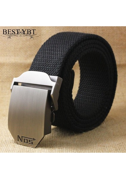 En Iyi Ybt Unisex Taktik Kemer Kaliteli 4 mm Kalın 3.8 cm Geniş Rahat Kanvas Kemer Açık Alaşım Otomatik Toka Erkek Kemer (Yurt Dışından) modelleri