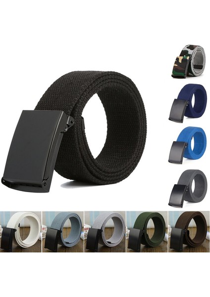 Erkekler Kemer Moda Unisex Taktik Femme Bel Kemeri Kot Erkek Rahat Lüks Kanvas Dokuma Kemer Ceinture MEN39S Kemer (Yurt Dışından) fiyatları