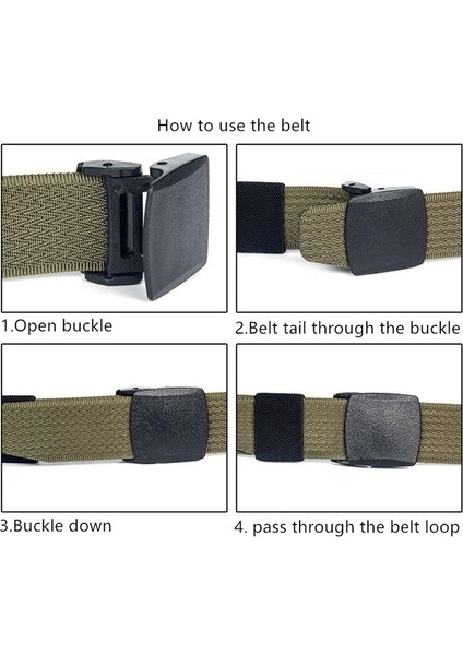 Erkekler Kemer Moda Unisex Taktik Femme Bel Kemeri Kot Erkek Rahat Lüks Kanvas Dokuma Kemer Ceinture MEN39S Kemer (Yurt Dışından) modelleri