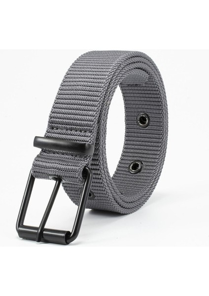 Yeni Naylon Kuşgözü Pin Tokalı Kemer Adam Moda Kare Toka Demir Kemerler Erkek Kot Spor Açık Kemer Marka Tasarımı (Yurt Dışından)