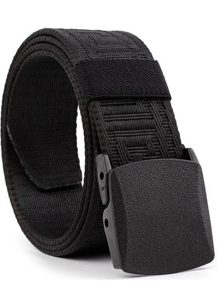 Plastik Tokalı Bez Kemer Sıcak Moda Rahat Kanvas Kemer MEN39S ve WOMEN39S Bireysel Dekoratif 3.8 cm Kemerler Ceinture (Yurt Dışından)