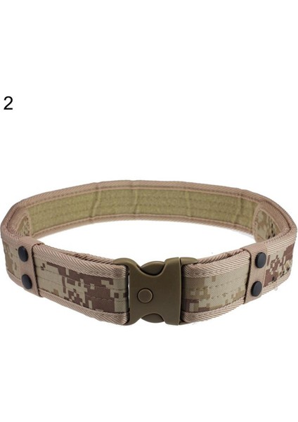 Naylon Kamuflaj Kemer Askeri Ayarlanabilir Tokalı Kemer (Yurt Dışından)