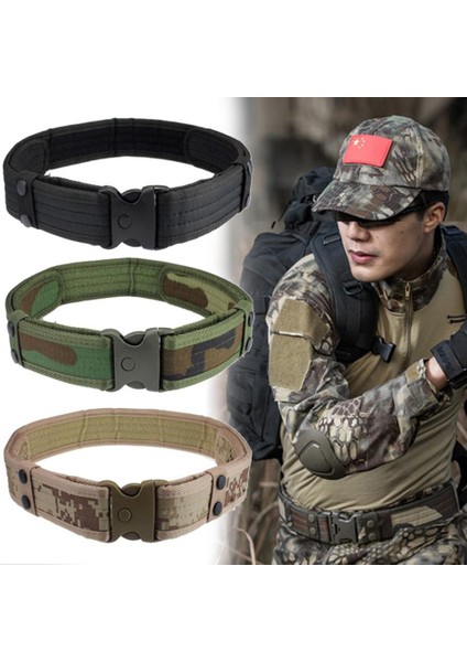 Naylon Kamuflaj Kemer Askeri Ayarlanabilir Tokalı Kemer (Yurt Dışından) fiyatları